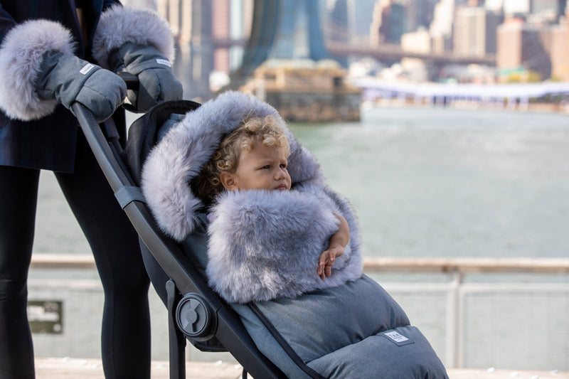 Heather Grey Dark - Arctic Faux Fur