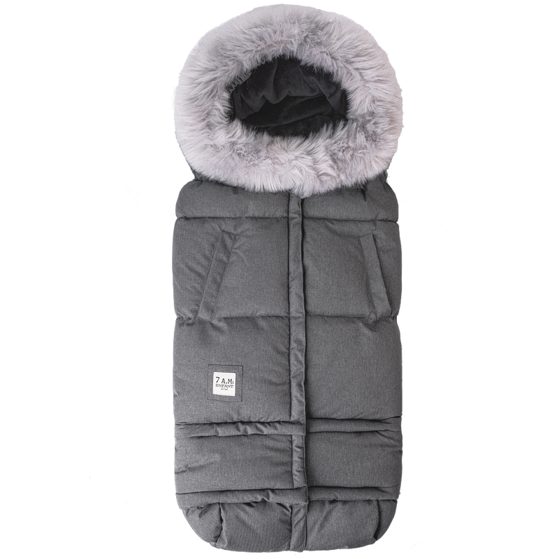 Heather Grey Dark - Arctic Faux Fur