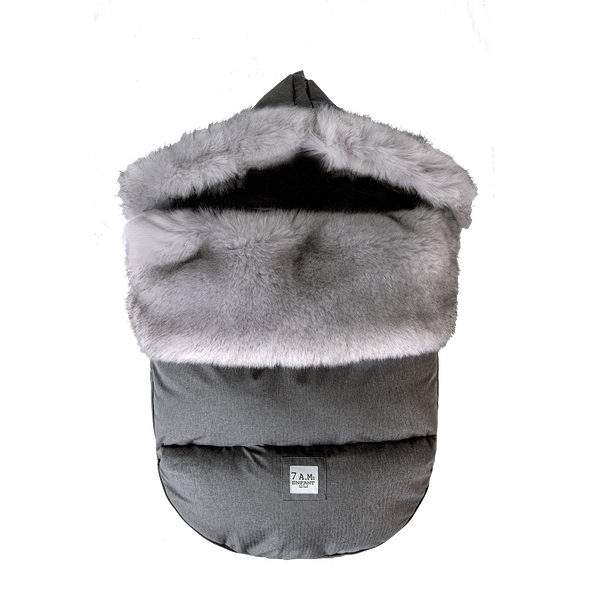Heather Grey Dark - Arctic Faux Fur