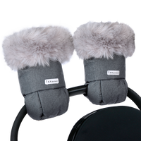 Heather Grey Dark - Arctic Faux Fur