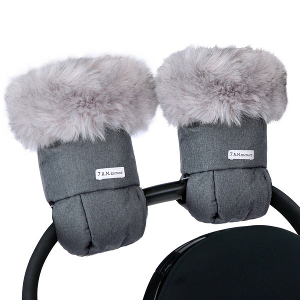 Heather Grey Dark - Arctic Faux Fur