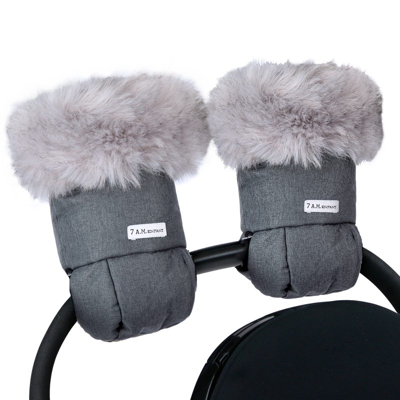 Heather Grey Dark - Arctic Faux Fur