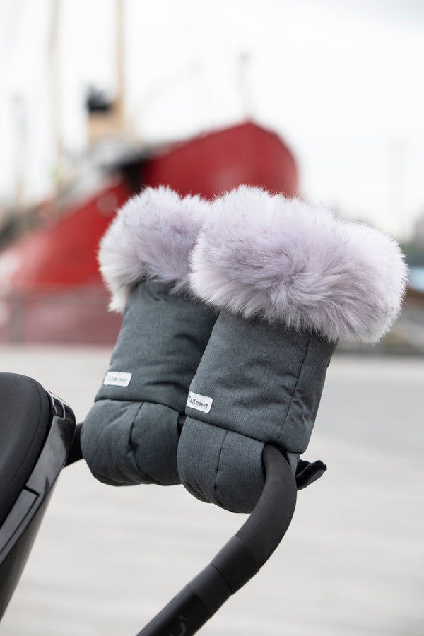 Heather Grey Dark - Arctic Faux Fur