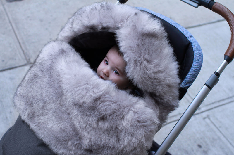 Heather Grey Dark - Arctic Faux Fur