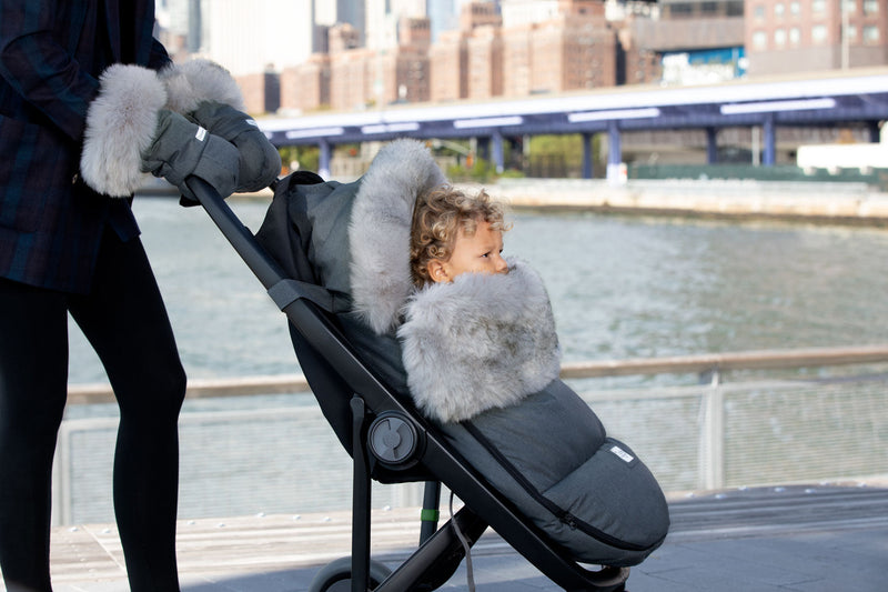 Heather Grey Dark - Arctic Faux Fur
