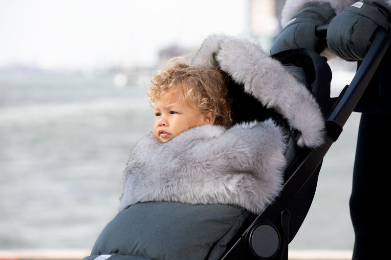 Heather Grey Dark - Arctic Faux Fur
